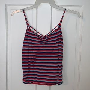 Striped Spaghetti Strap Tank